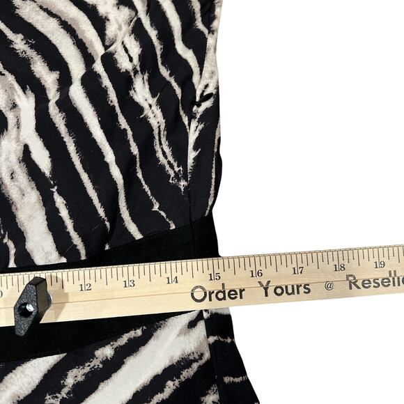 Haute Hippie Dress Medium Sleeveless Animal Print Studded Asymmetrical - Picture 7 of 12